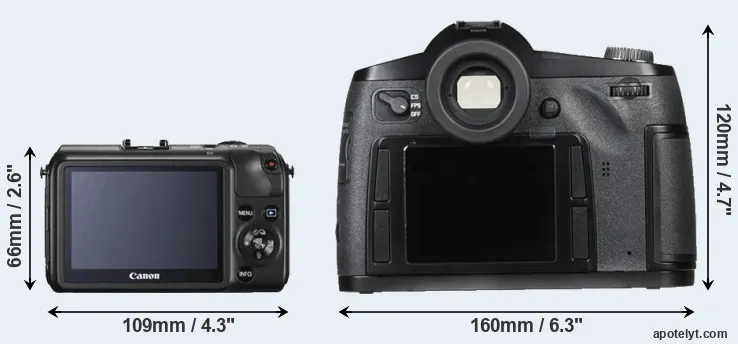 Comparison Canon M or S Typ 007 rear