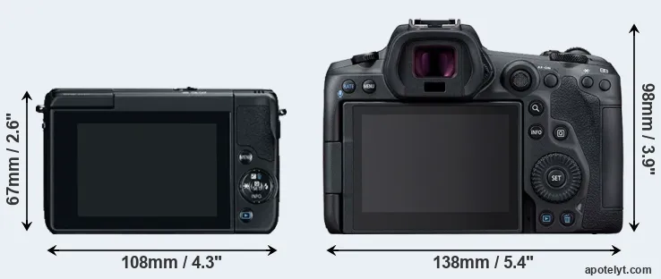 Comparison M10 or R5 rear