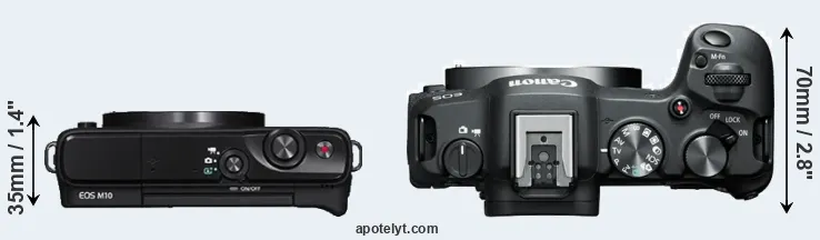 Compare M10 versus R8 top
