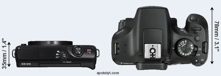 Compare M10 versus T6 top