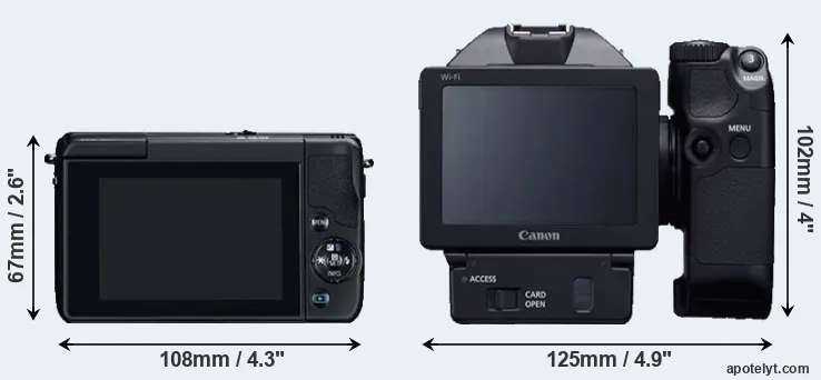 Comparison M10 or XC10 rear