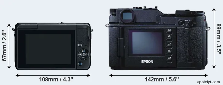 Comparison M10 or R-D1 rear