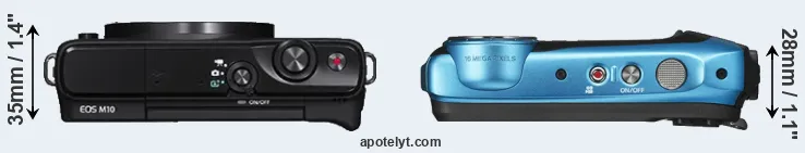 Compare M10 versus XP130 top