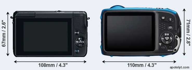 Comparison M10 or XP140 rear