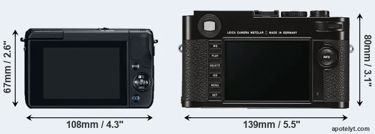 Comparison M10 or M Typ 262 rear