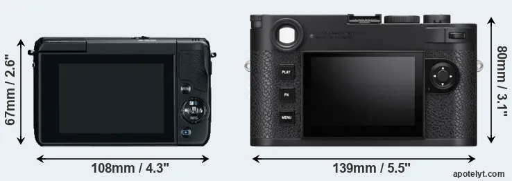 Comparison M10 or M11 rear