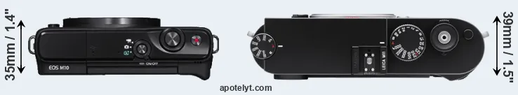 Compare M10 versus M11 top