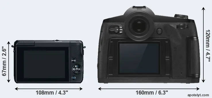 Comparison M10 or S3 rear