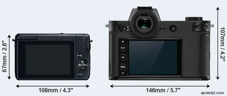 Comparison M10 or Leica SL2 rear