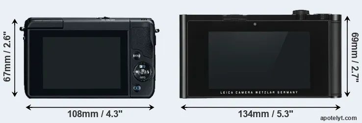 Comparison M10 or TL rear