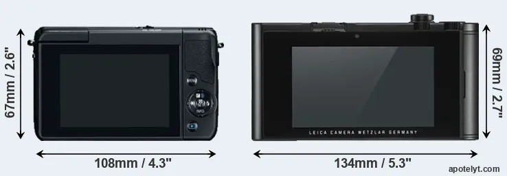 Comparison M10 or TL2 rear
