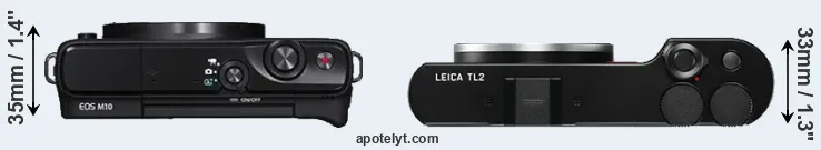 Compare M10 versus TL2 top