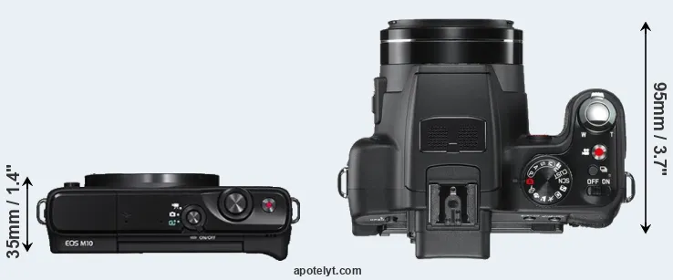 Compare M10 versus V-LUX 2 top