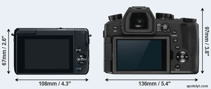 Comparison M10 or V-LUX 5 rear