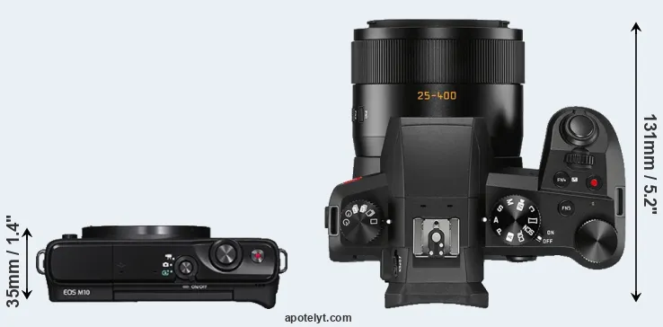 Compare M10 versus V-LUX 5 top