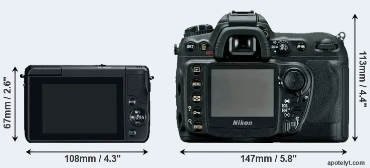 Comparison M10 or D200 rear