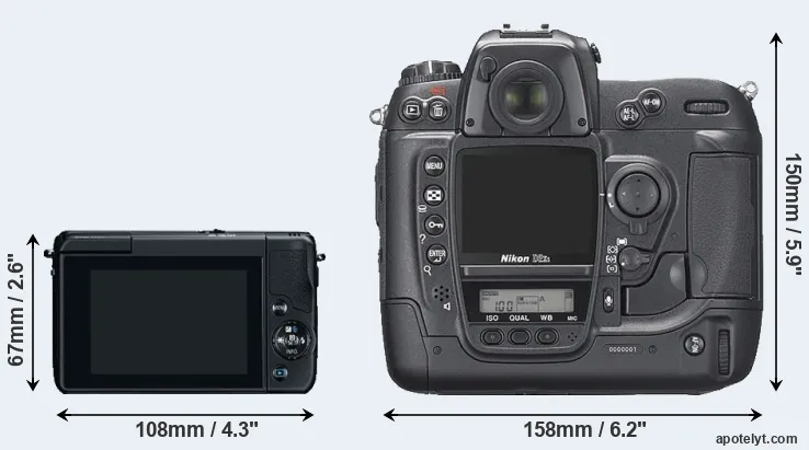 Comparison M10 or D2Xs rear