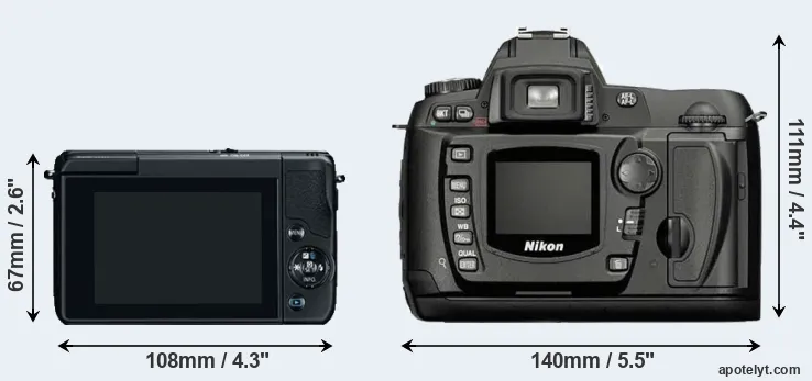 Comparison M10 or D70 rear
