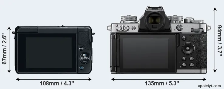 Comparison M10 or Z fc rear
