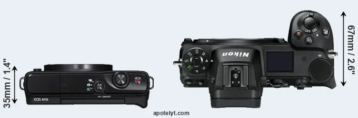 Compare M10 versus Z7 top