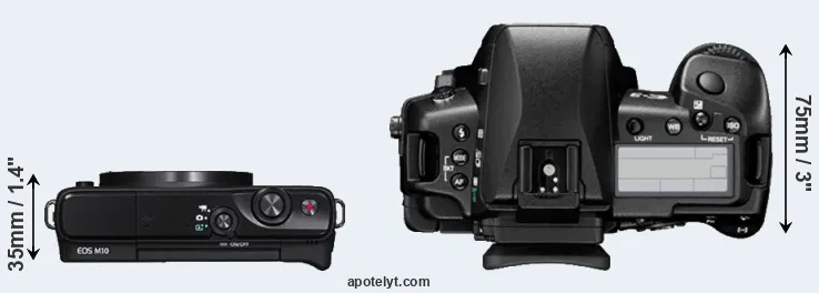 Compare M10 versus E-3 top