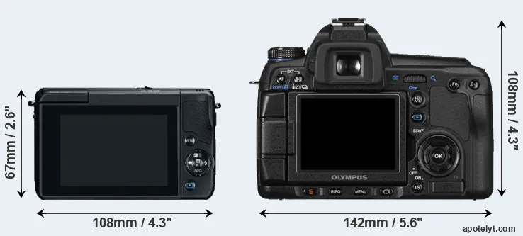 Comparison M10 or E-30 rear