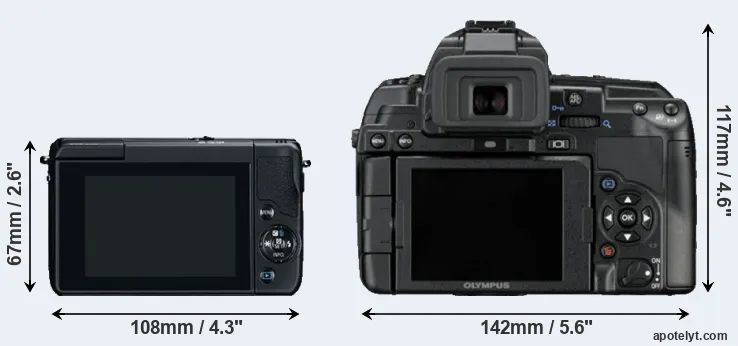 Comparison M10 or E-5 rear