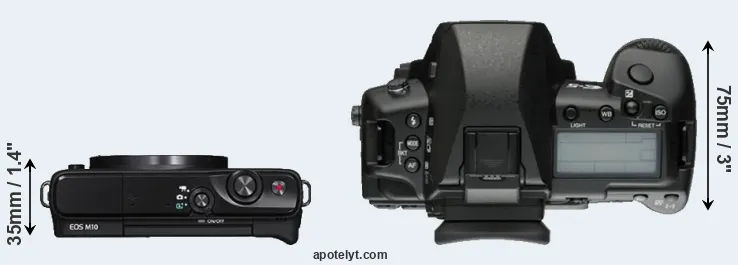 Compare M10 versus E-5 top