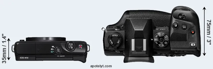 Compare M10 versus E-M1X top