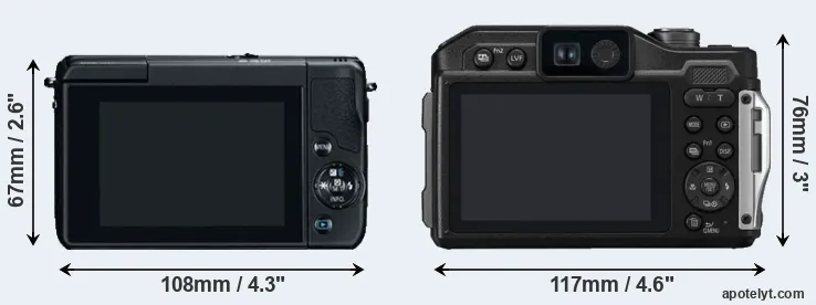 Comparison M10 or FT7 rear