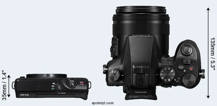 Compare M10 versus FZ2500 top
