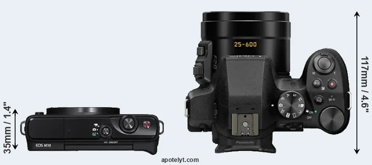 Compare M10 versus FZ300 top