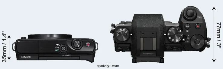 Compare M10 versus G7 top