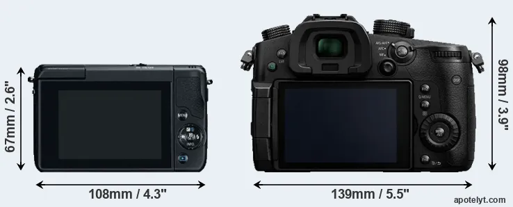 Comparison M10 or GH5 rear