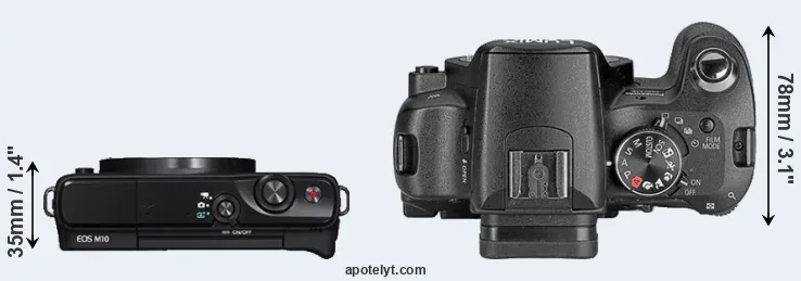 Compare M10 versus L10 top