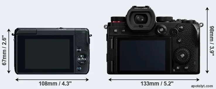 Comparison M10 or S5 rear