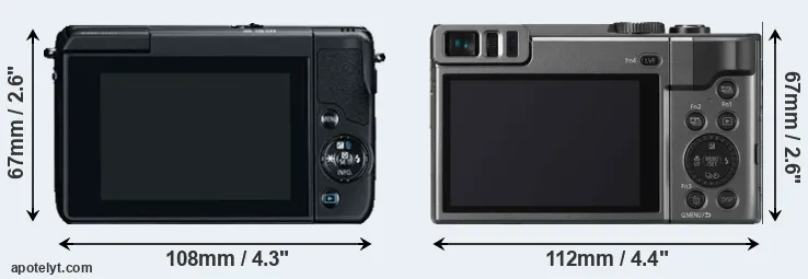 Comparison M10 or ZS70 rear