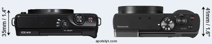 Compare M10 versus ZS70 top