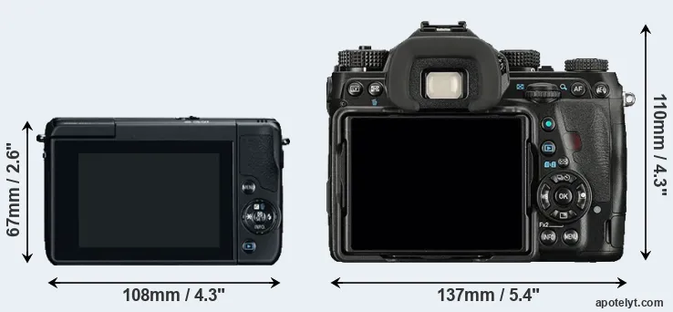 Comparison M10 or K-1 rear
