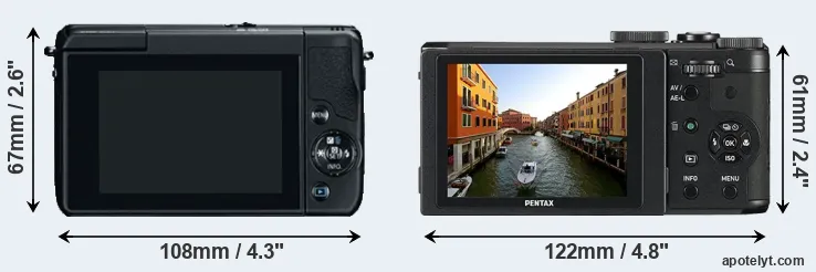 Comparison M10 or MX-1 rear