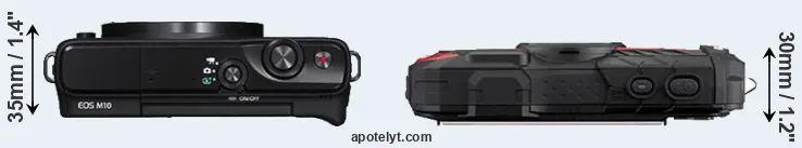 Compare M10 versus WG-60 top