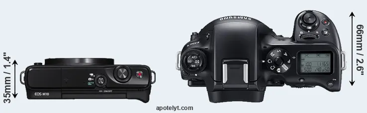 Compare M10 versus NX1 top