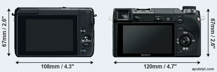Comparison M10 or NEX-6 rear