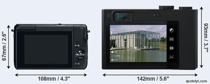Comparison M10 or ZX1 rear
