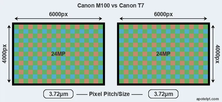 M100 versus T7 MP