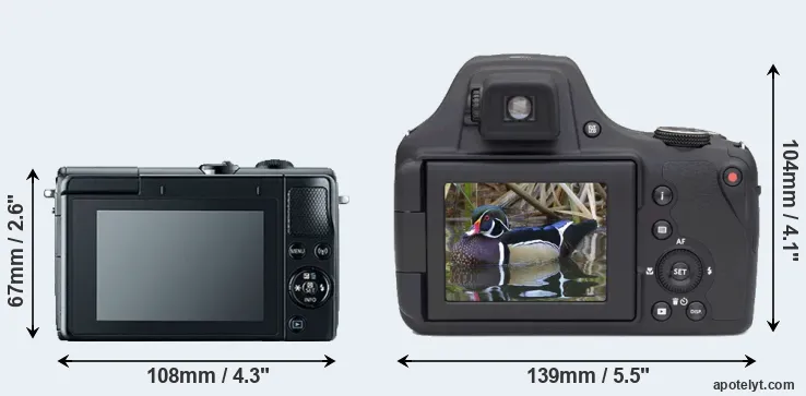 Comparison M100 or AZ901 rear