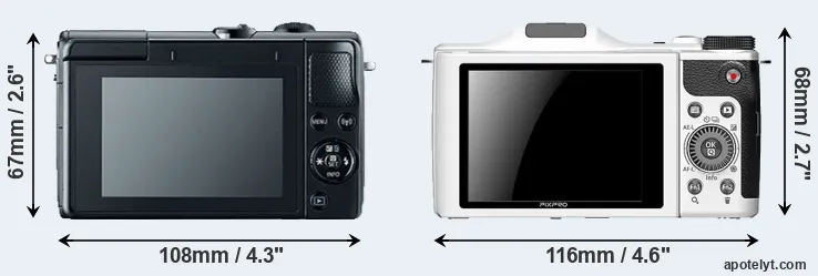 Comparison M100 or S-1 rear