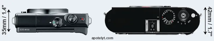 Compare M100 versus M Typ 240 top