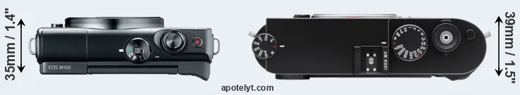 Compare M100 versus M11 top