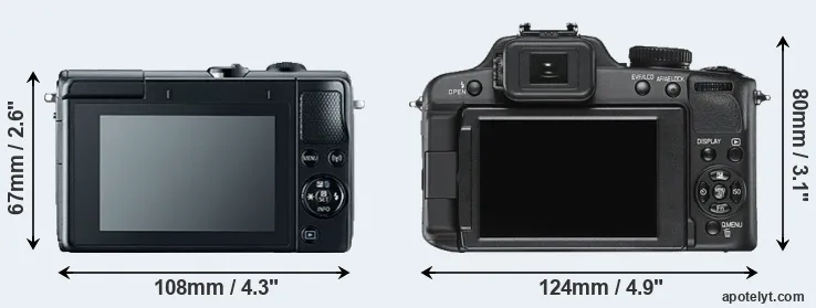 Comparison M100 or V-LUX 2 rear